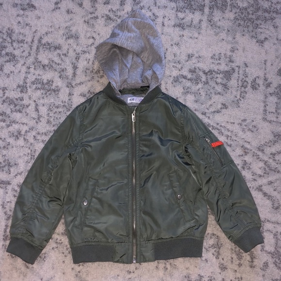 Kids olive green jacket - Picture 1 of 4